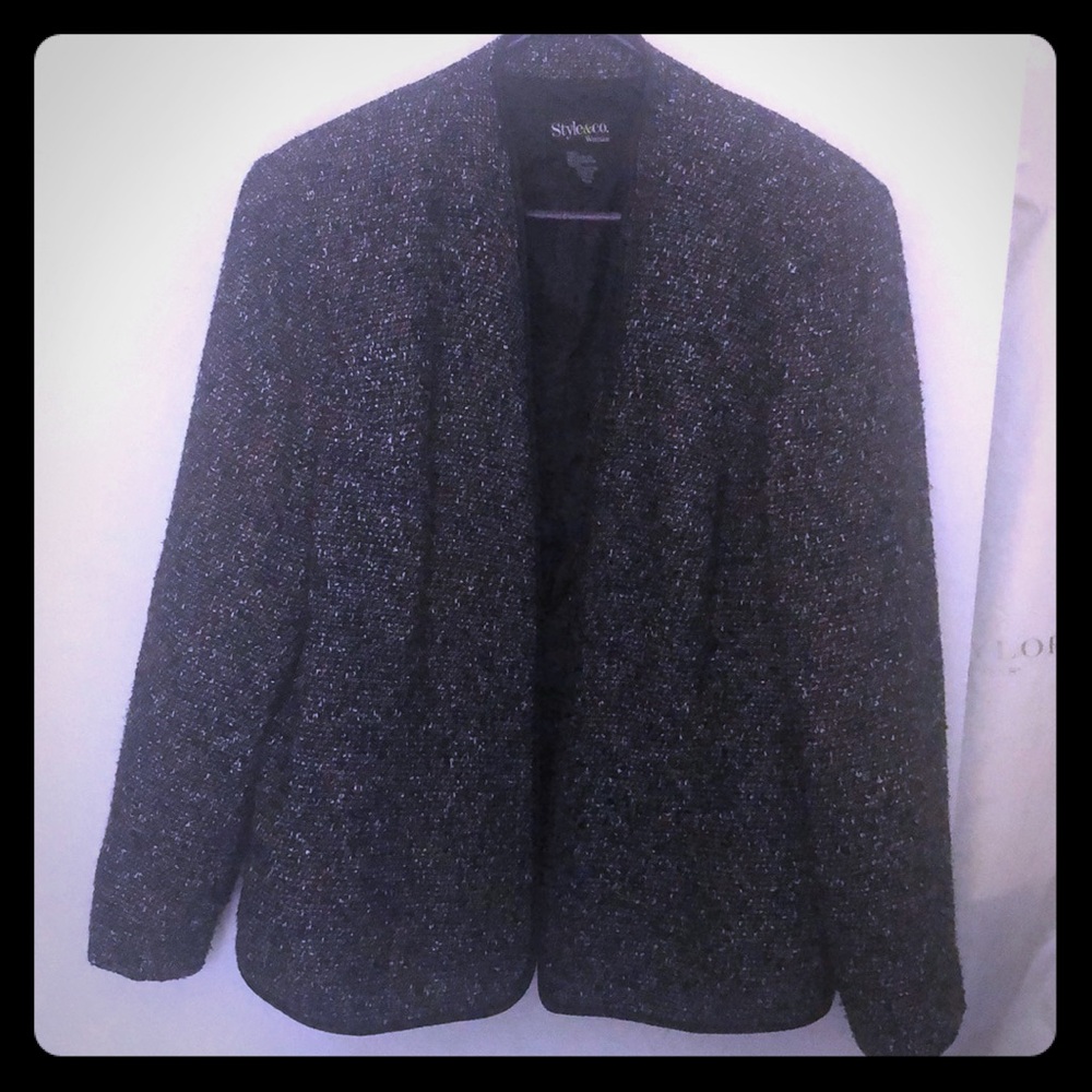 Black & white blazer
